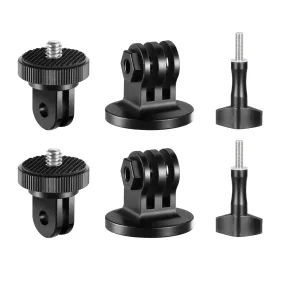 NEEWER Metal Tripod Mount Adapter Compatible with Action Cameras