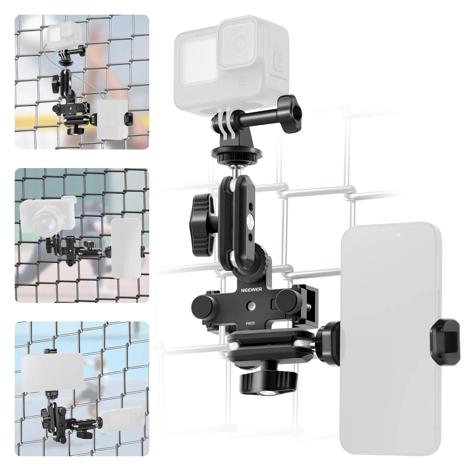 NEEWER PA025 Camera Fence Mounting Kit for Live Streaming