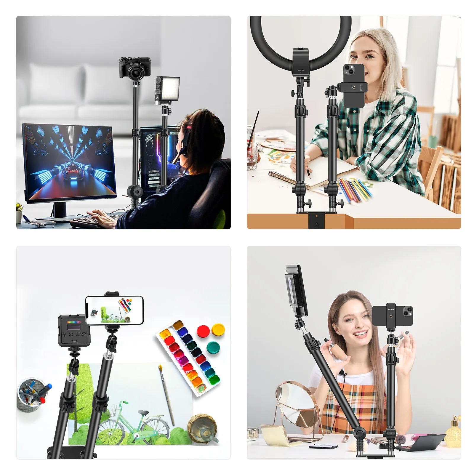 NEEWER  STDB3560 Upgraded C Clamp Desk Mount