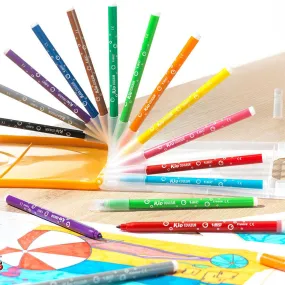 (NET) Bic Kids Rainbow Color Pens / 12 pieces