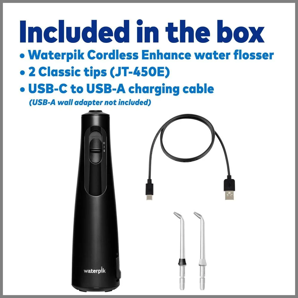 New - Waterpik Cordless Enhance Water Flosser