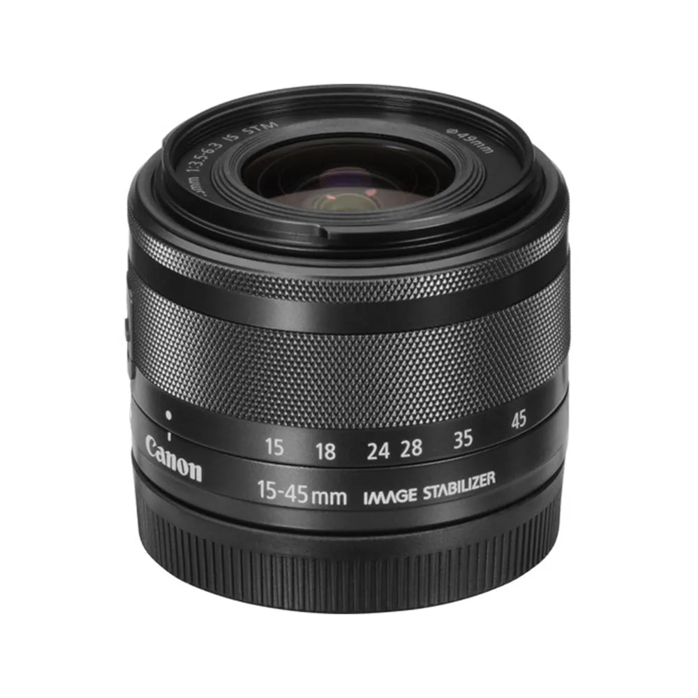 (No Box) Canon EF-M 15-45mm f/3.5-6.3 Wide Angle Zoom Lens with Autofocus, APS-C-Format, STM Motor and IS for Canon EF-M Mount Mirrorless Cameras