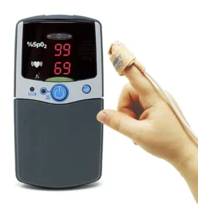 Nonin PalmSAT 2500 Handheld Pulse Oximeter, alarm, Flexi Nonin sensor, Neonate