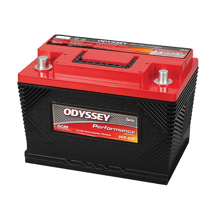 Odyssey Extreme Series Battery - AGM - 12V - 1100 Cranking amp - Top Post Terminals - 12.36" L x 7.47" H x 6.85" W