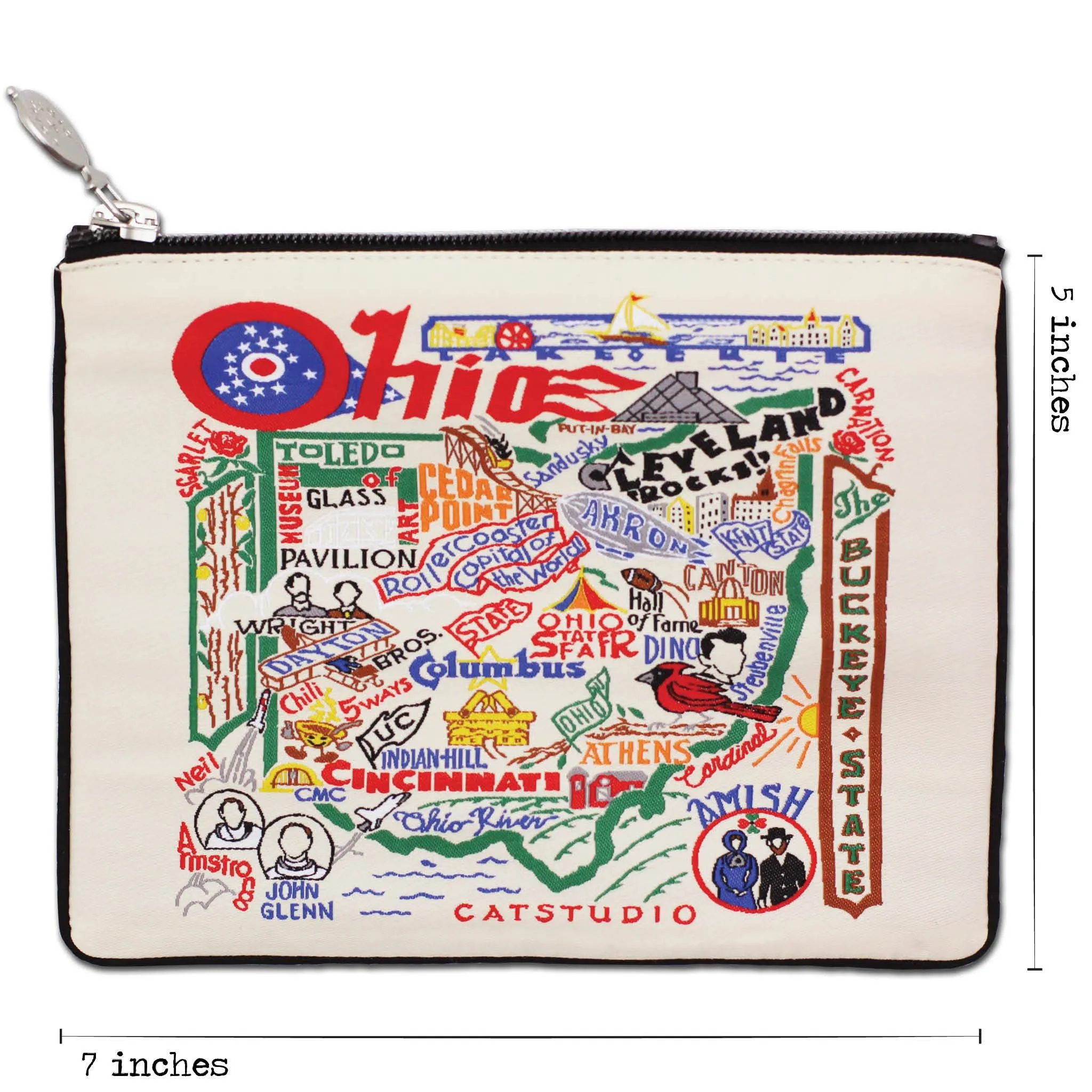 Ohio Zip Pouch - Natural