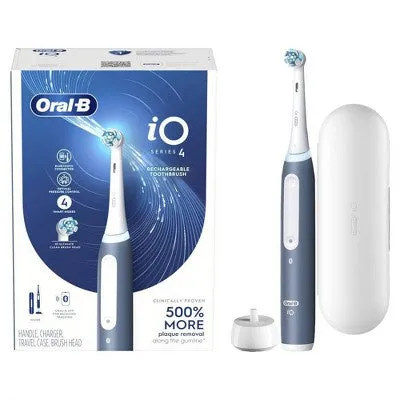 Open Box - Oral-B iO4 Electric Toothbrush Slate Blue