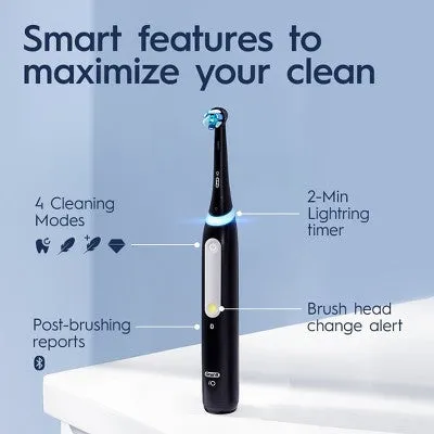 Open Box - Oral-B iO4 Electric Toothbrush Slate Blue