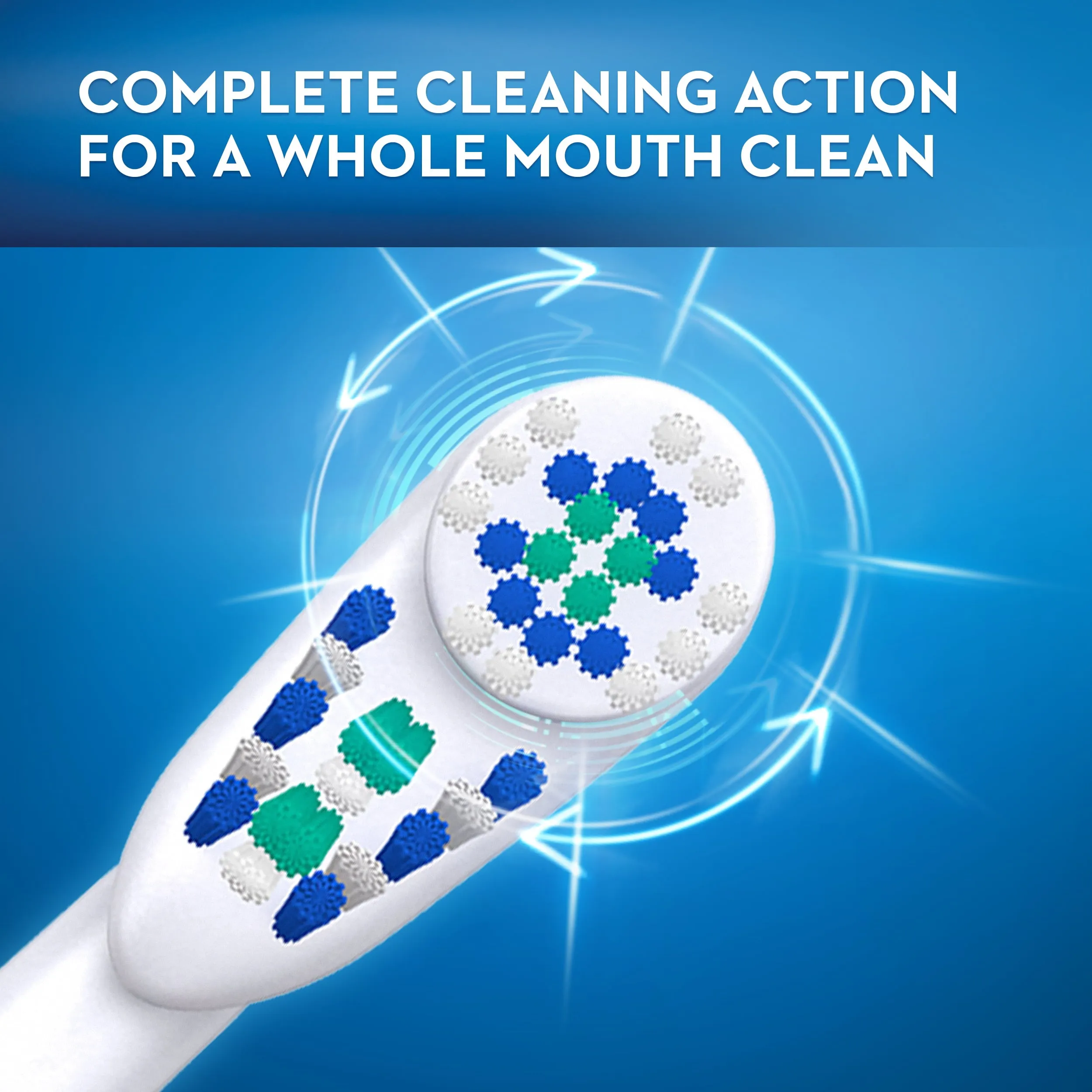 Oral-B Complete Deep Clean Battery Electric Toothbrush, White, 2 Ct