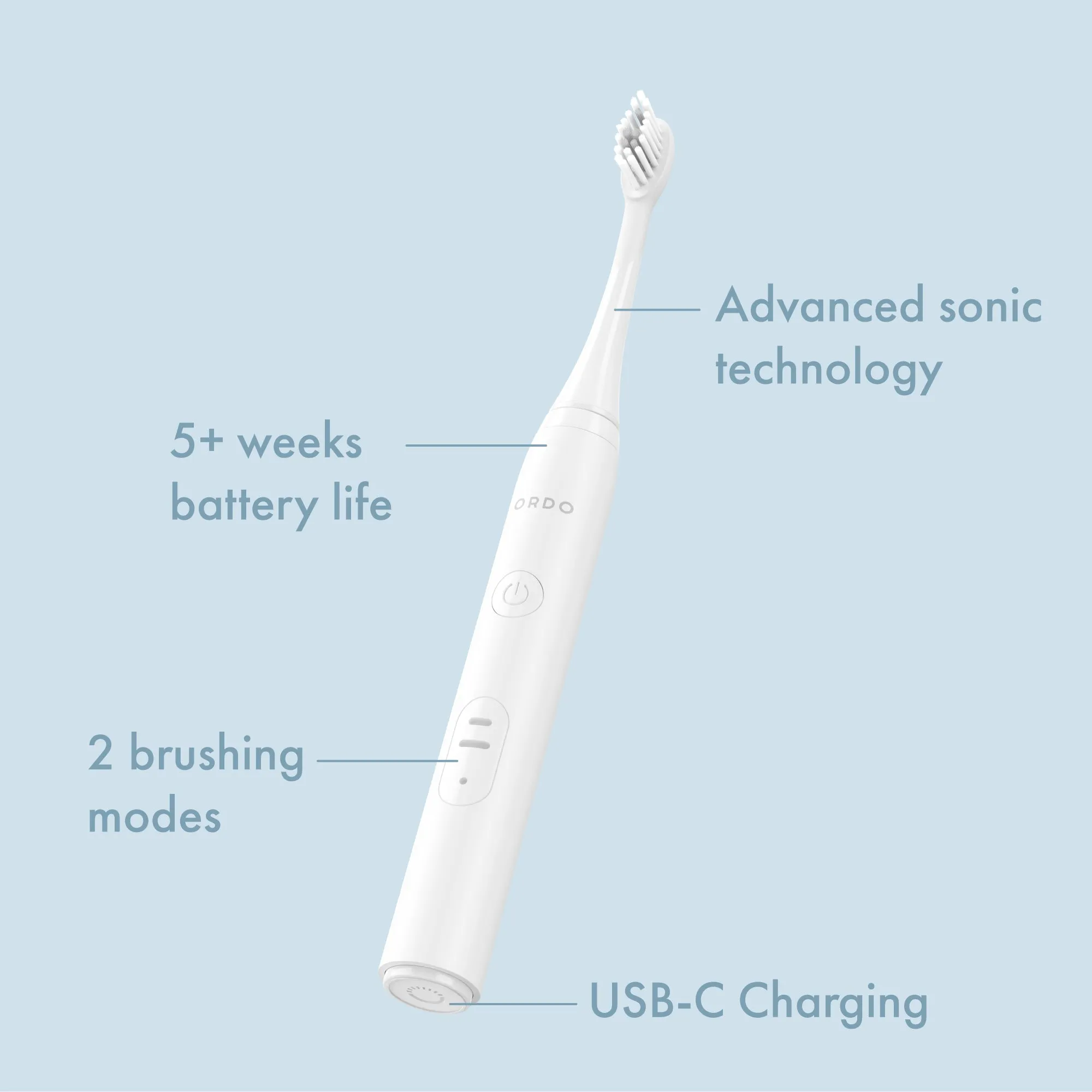 Ordo Sonic Lite Toothbrush Snow