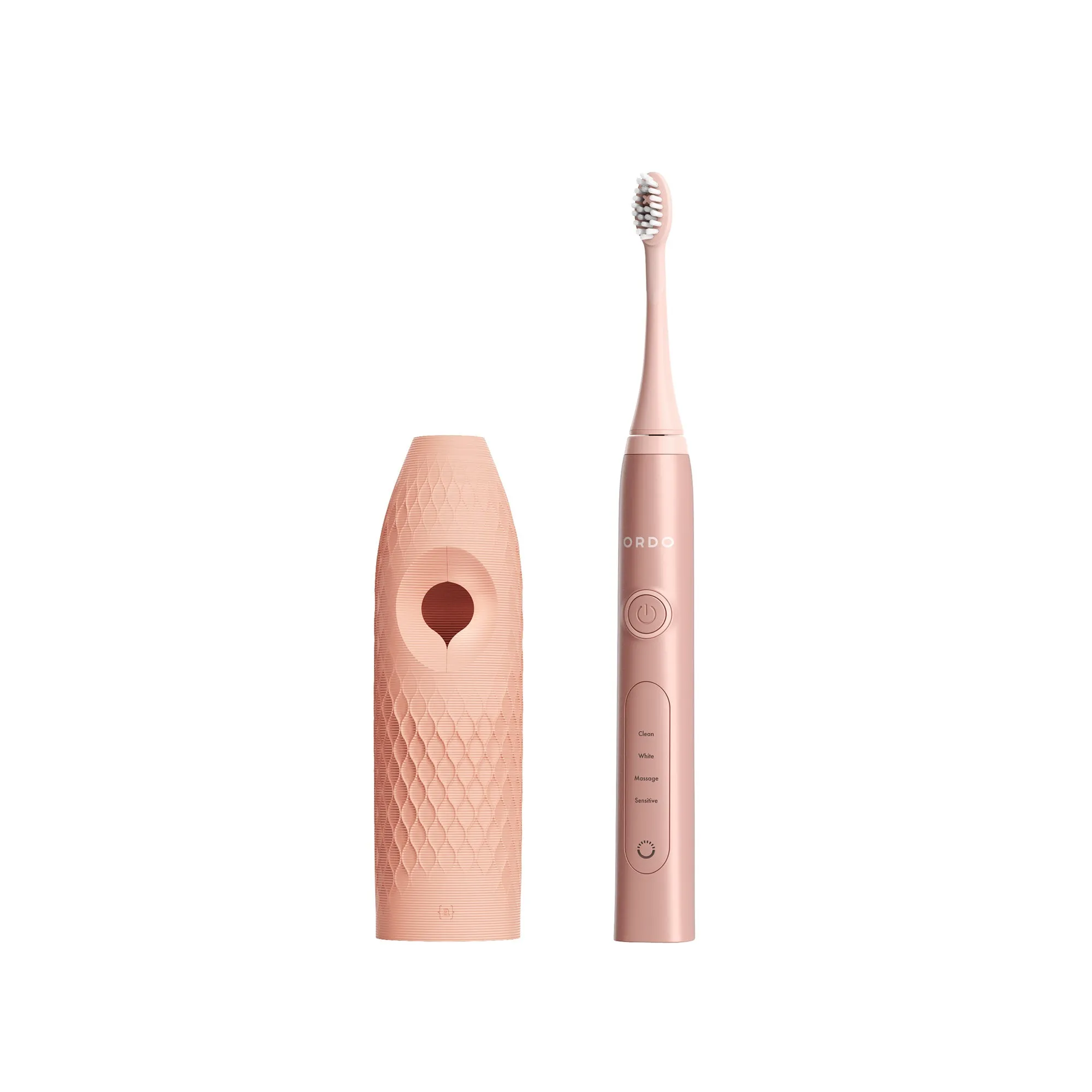 Ordo Sonic  Toothbrush & {access}ories Handle - Apricot Straight Medium Diamond