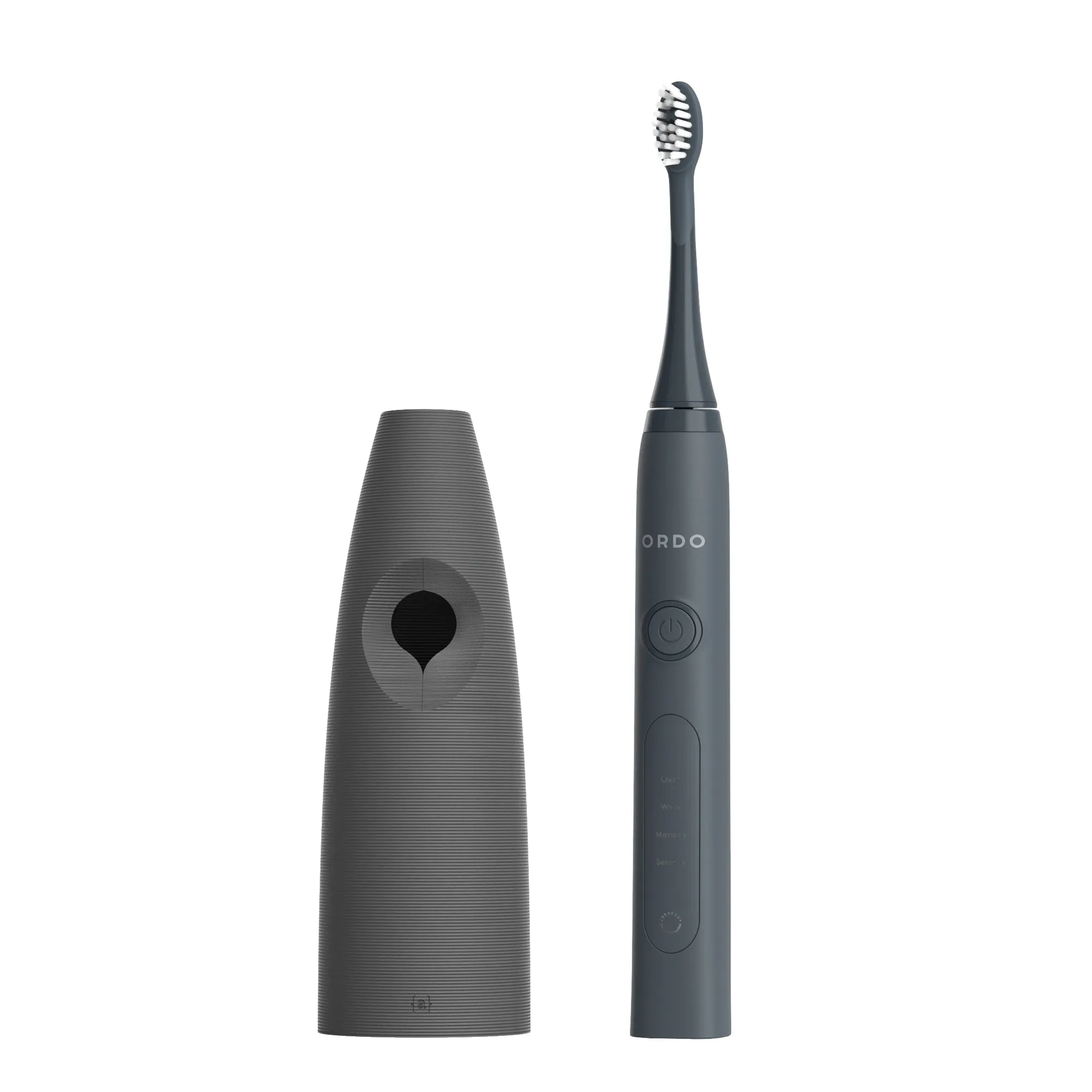 Ordo Sonic  Toothbrush & {access}ories Handle - Charcoal Tapered Large Smooth