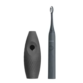 Ordo Sonic  Toothbrush & {access}ories Handle - Charcoal Triangular Large Diamond