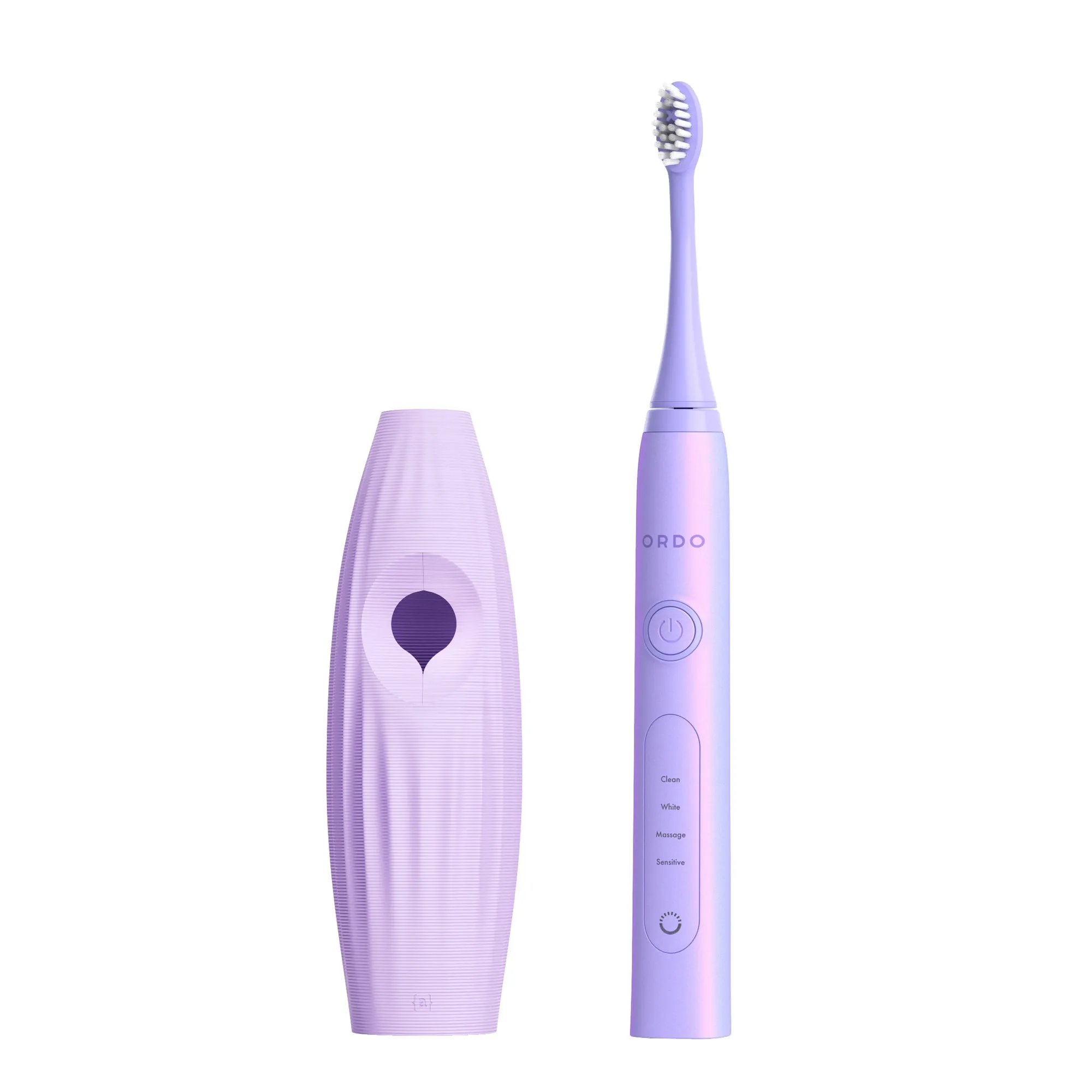 Ordo Sonic  Toothbrush & {access}ories Handle - Violet Curved Medium Vertical