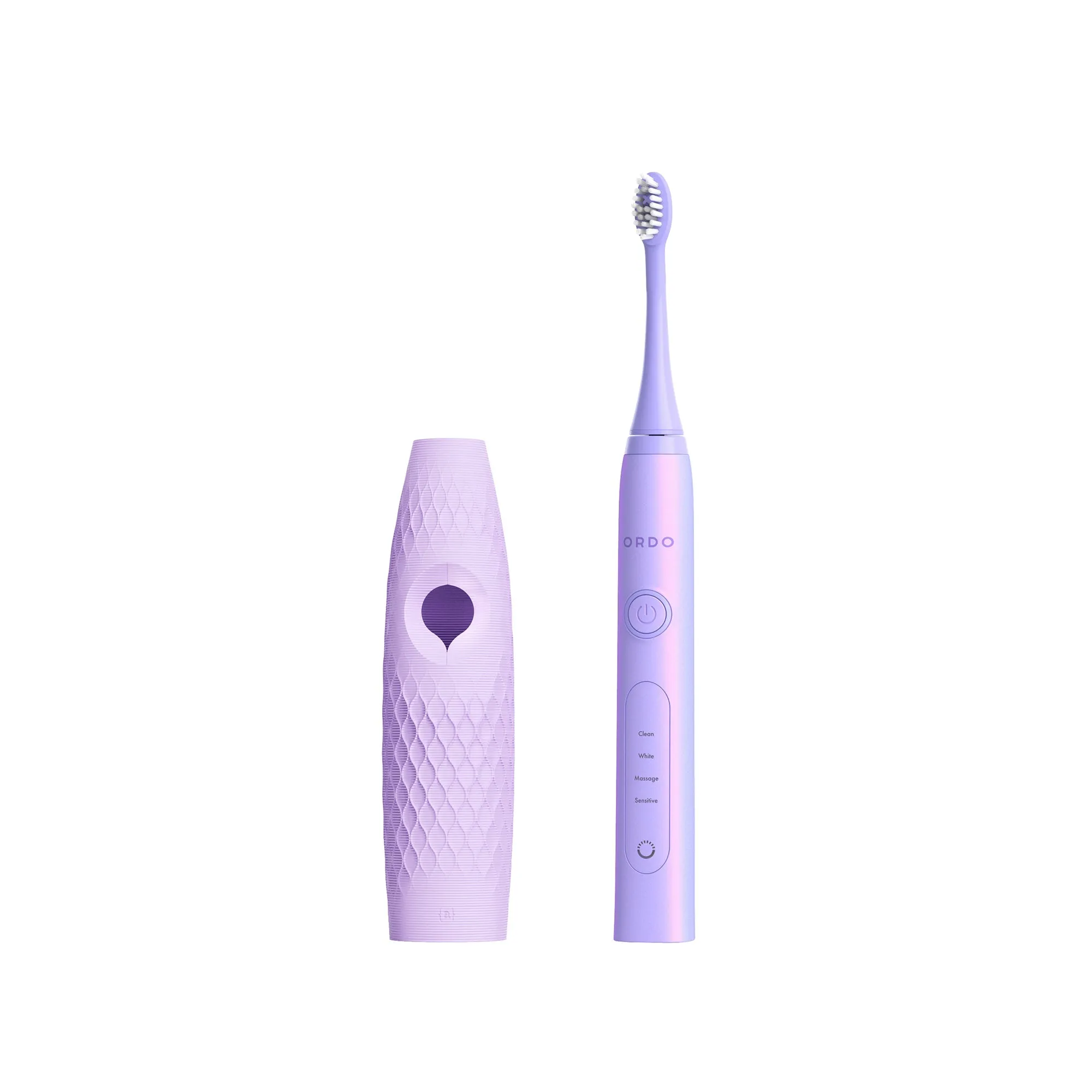 Ordo Sonic  Toothbrush & {access}ories Handle - Violet Curved Small Diamond