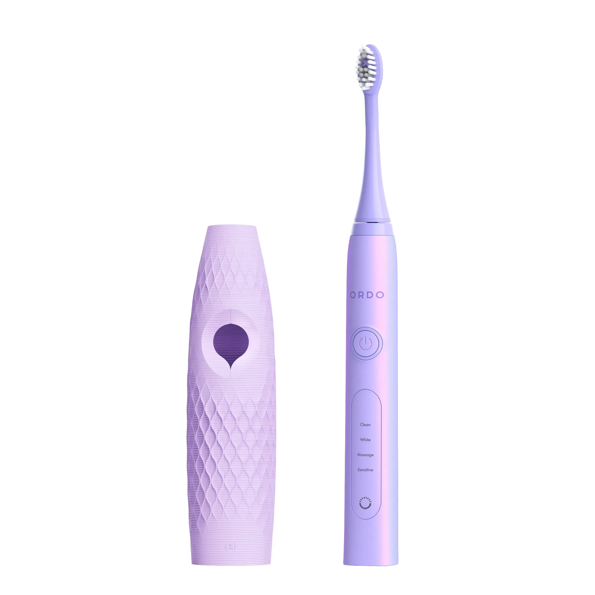 Ordo Sonic  Toothbrush & {access}ories Handle - Violet Curved Small Diamond