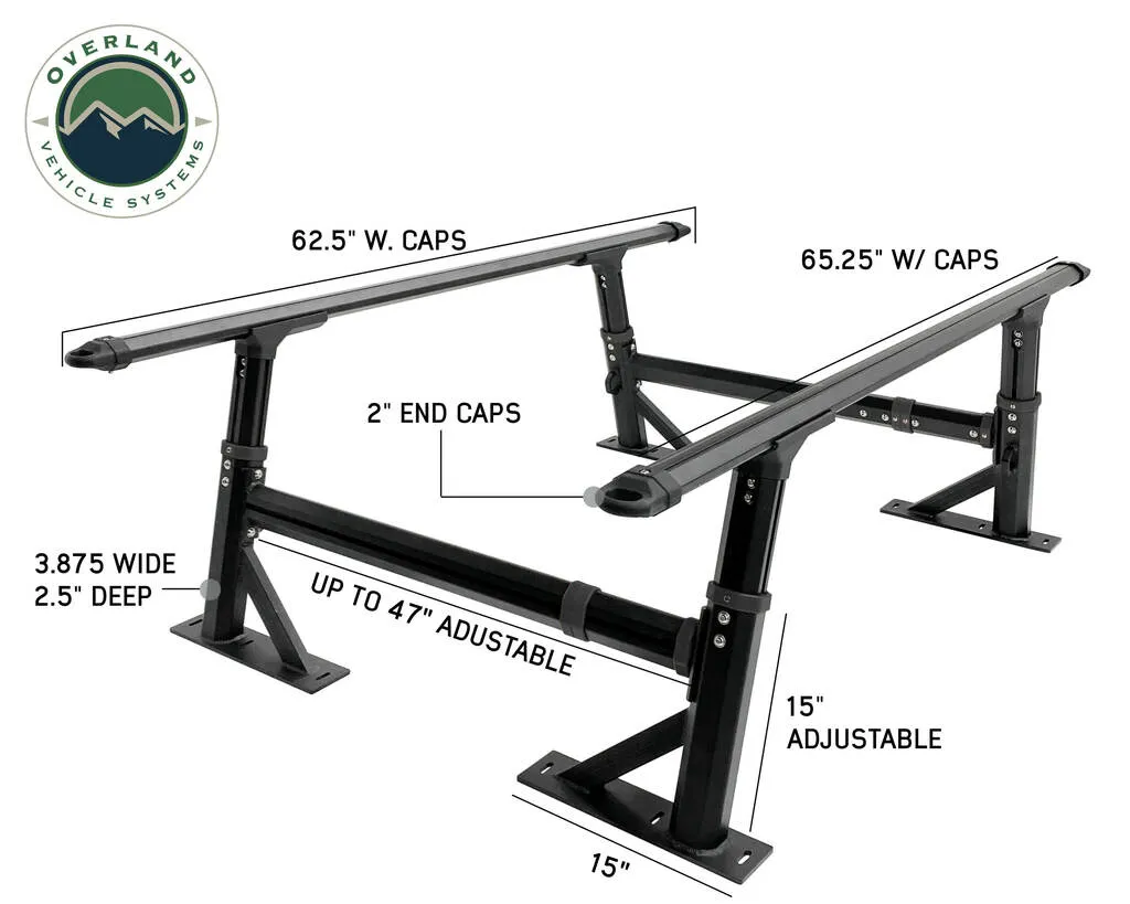 Overland Vehicle System Freedom Rack w/ Cross Bars & Side Supports