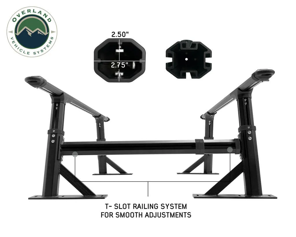 Overland Vehicle System Freedom Rack w/ Cross Bars & Side Supports