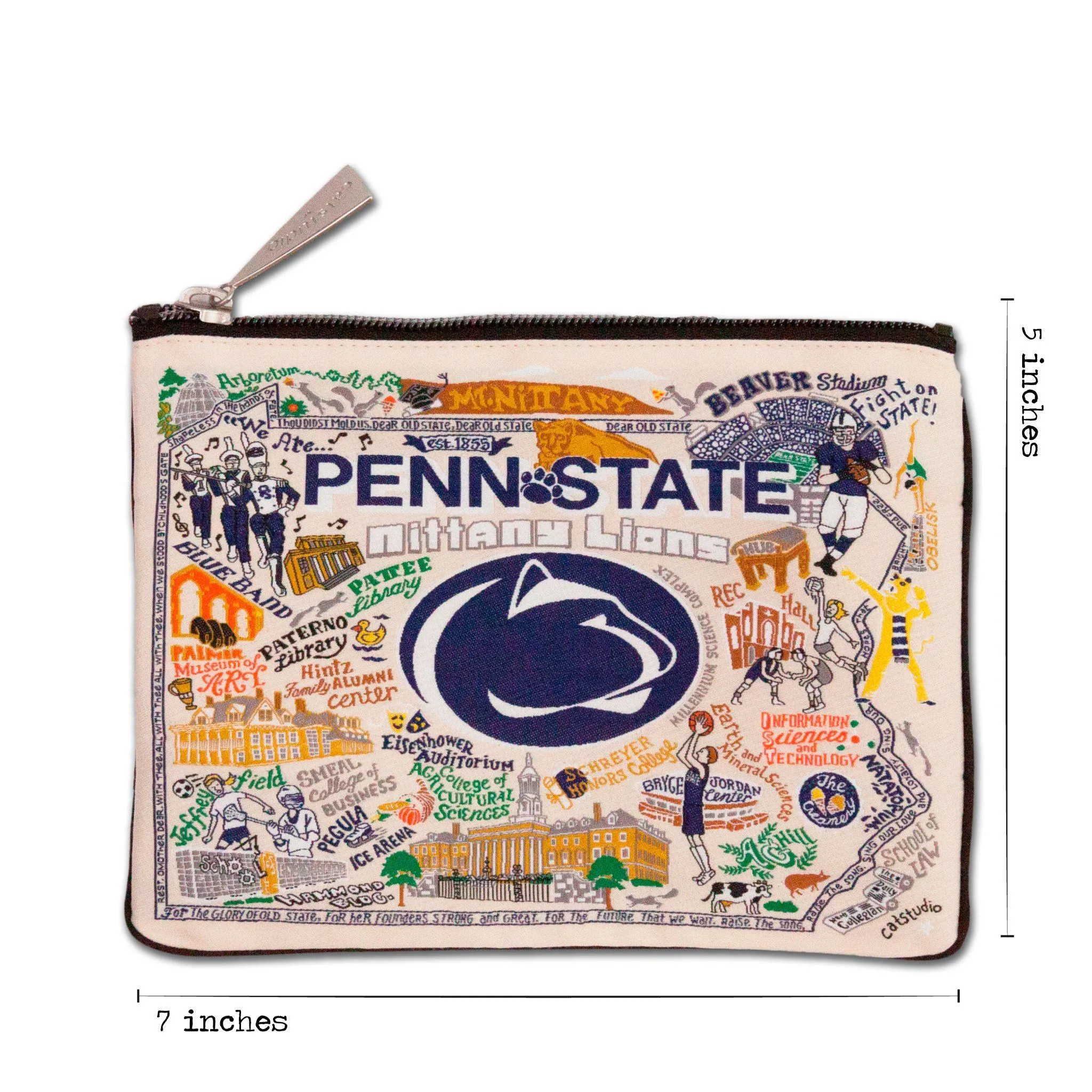 Penn State University Collegiate Zip Pouch