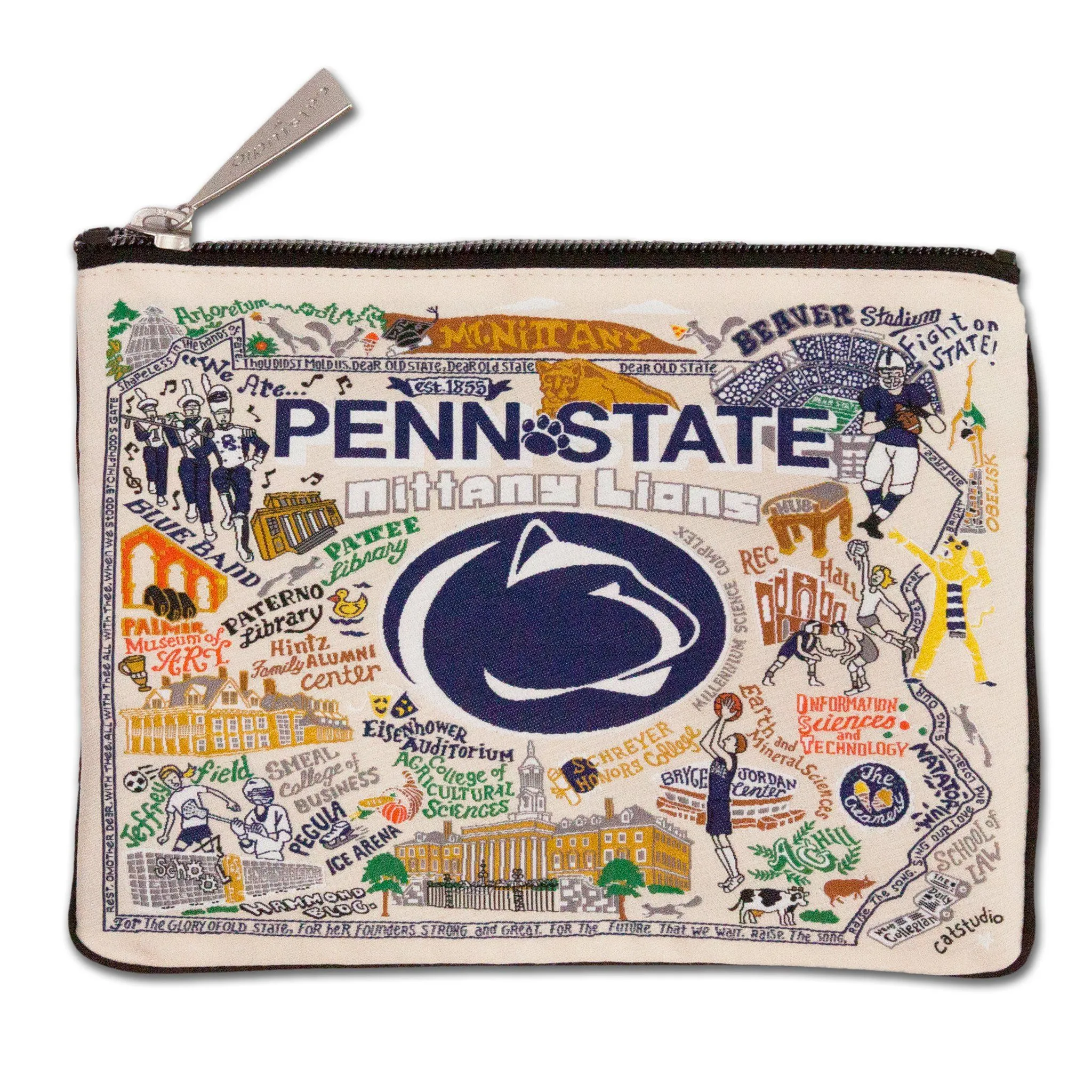 Penn State University Collegiate Zip Pouch