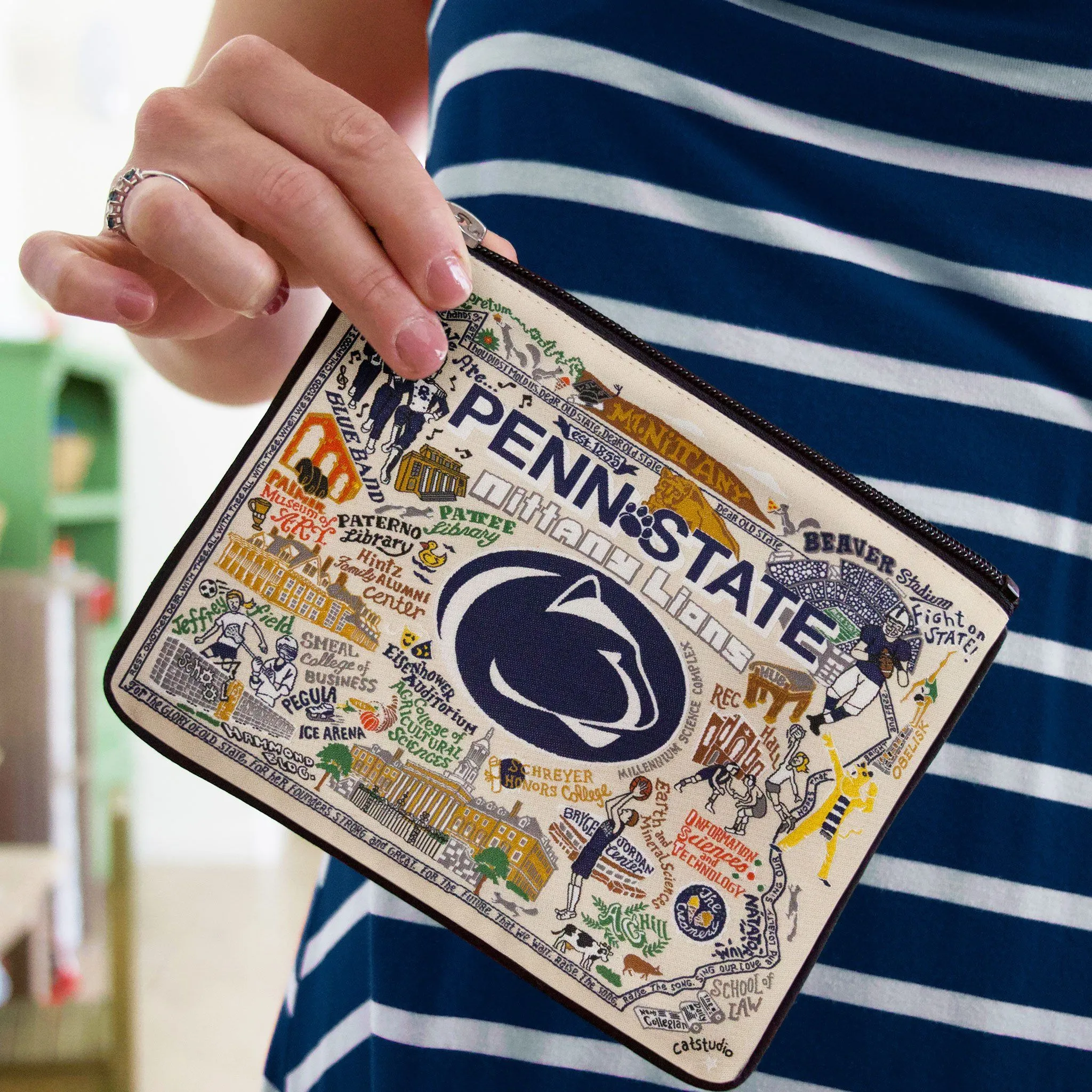 Penn State University Collegiate Zip Pouch