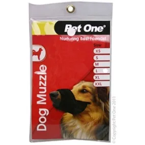 PETONE MUZZLE NYLON XS BLACK