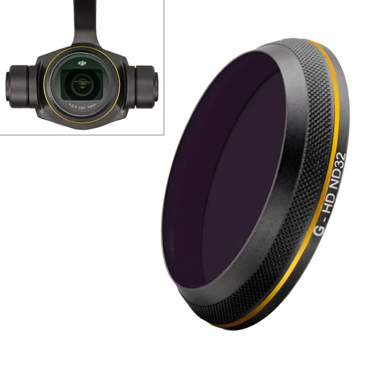 PGYTECH X4S-HD ND32 Gold-edge Lens Filter for DJI Inspire 2 / X4S Gimbal Camera Drone Accessories