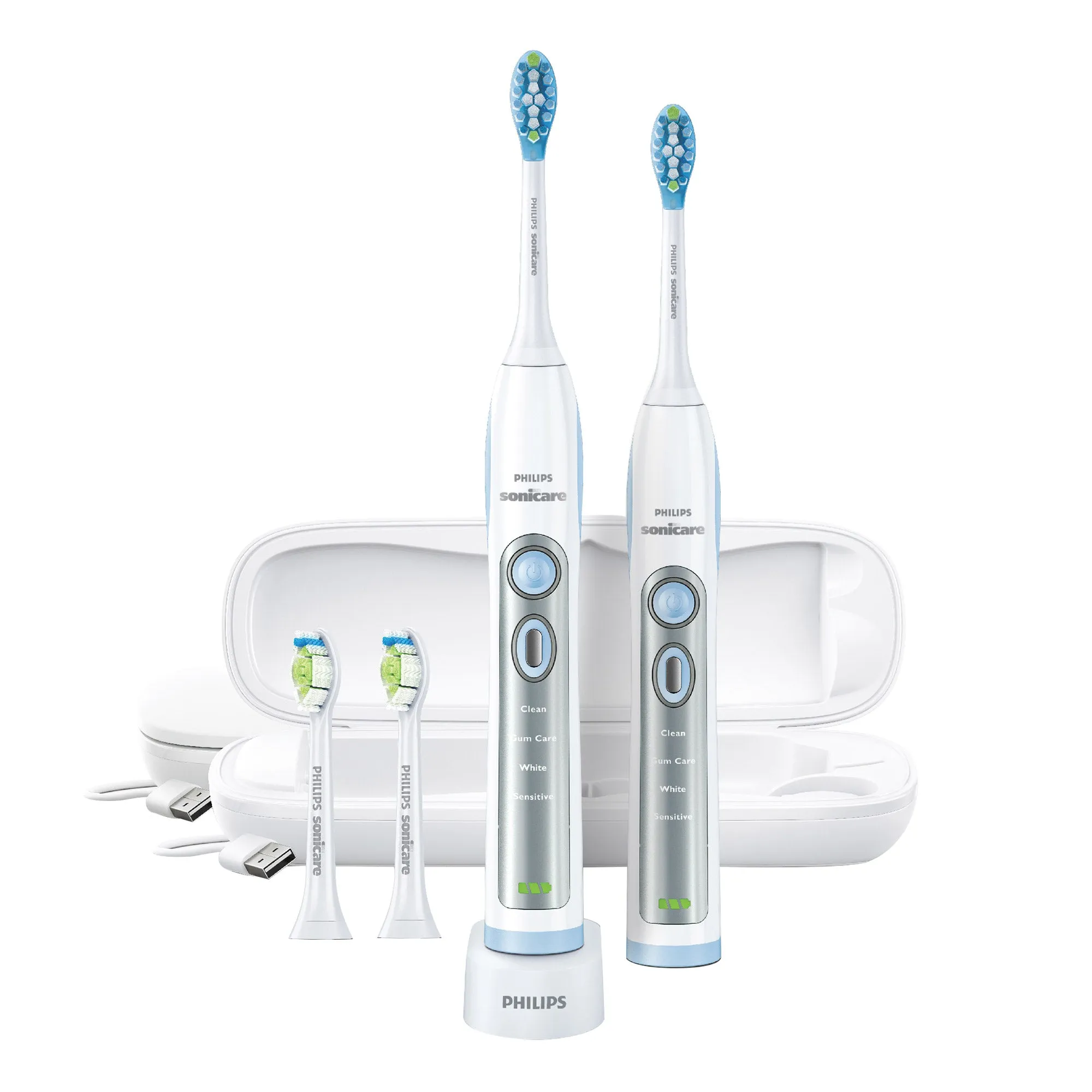 Philips Sonicare Flexcare Whitening Edition Toothbrush with Charging Travel Case - White飞利浦Sonicare Flexcare美白版牙刷充电旅行箱 - 白色