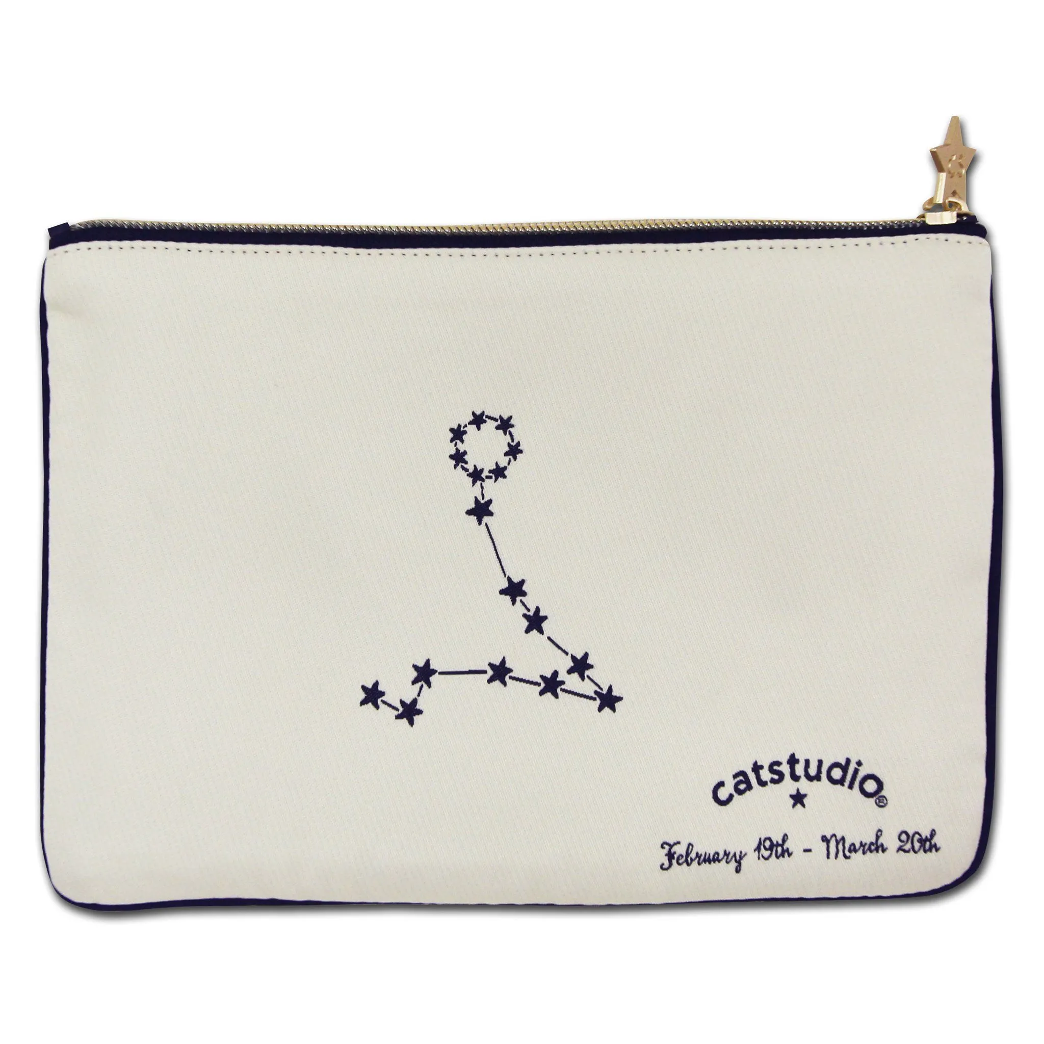 Pisces Astrology Zip Pouch