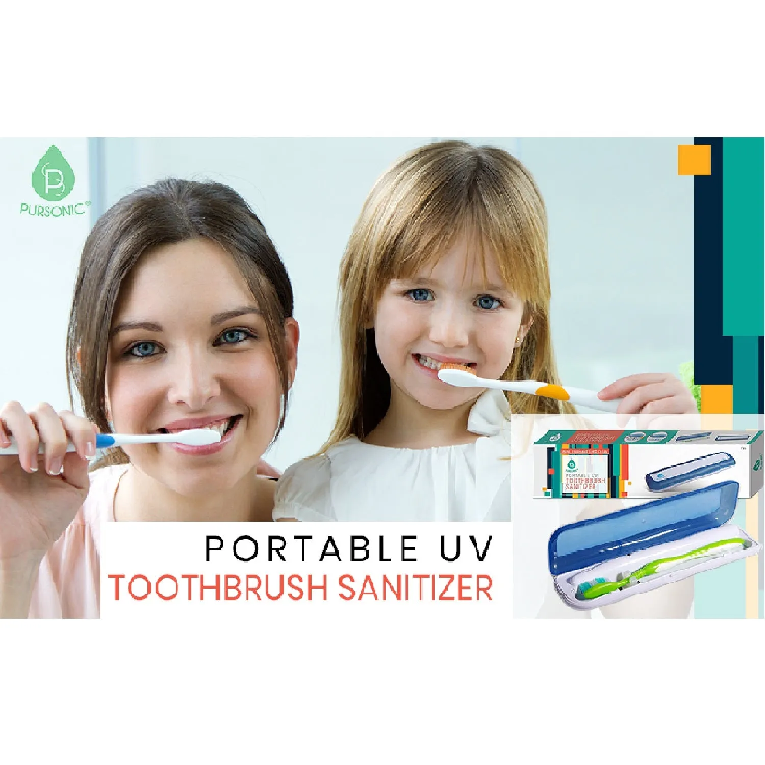 Portable UV Toothbrush Sanitizer