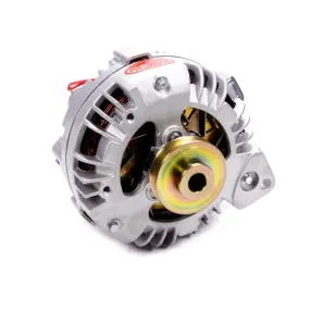 Powermaster Motorsports Square Back Style Alternator 90 amp 12V 1-Wire - Single V-Belt Pulley