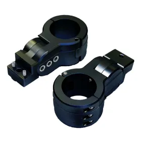 PTM Edge Board Rack Mounts - 2.5" Pipe Clamp - Black [P13198-2500TEBBK]