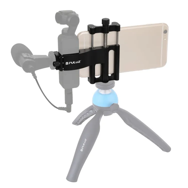 PULUZ Multifunction Aluminum Alloy Smartphone Fixing Clamp Expansion Holder Mount Bracket for DJI OSMO Pocket / Pocket 2