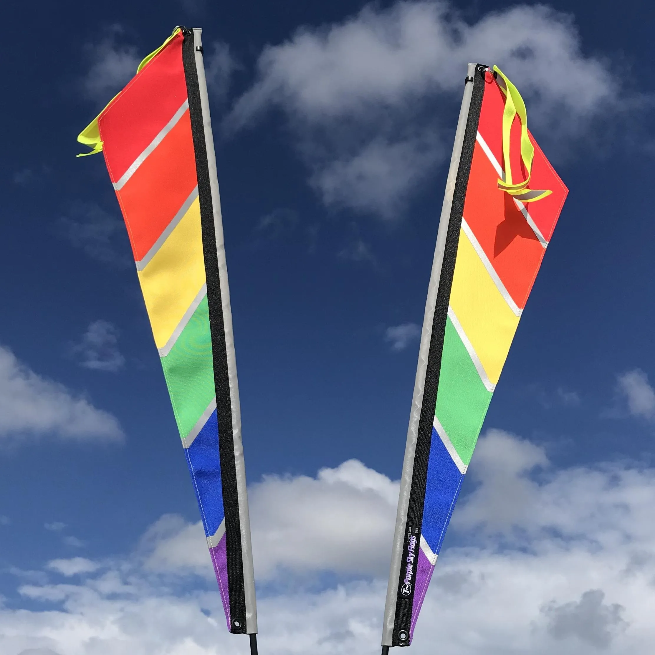 Purple Sky Flags