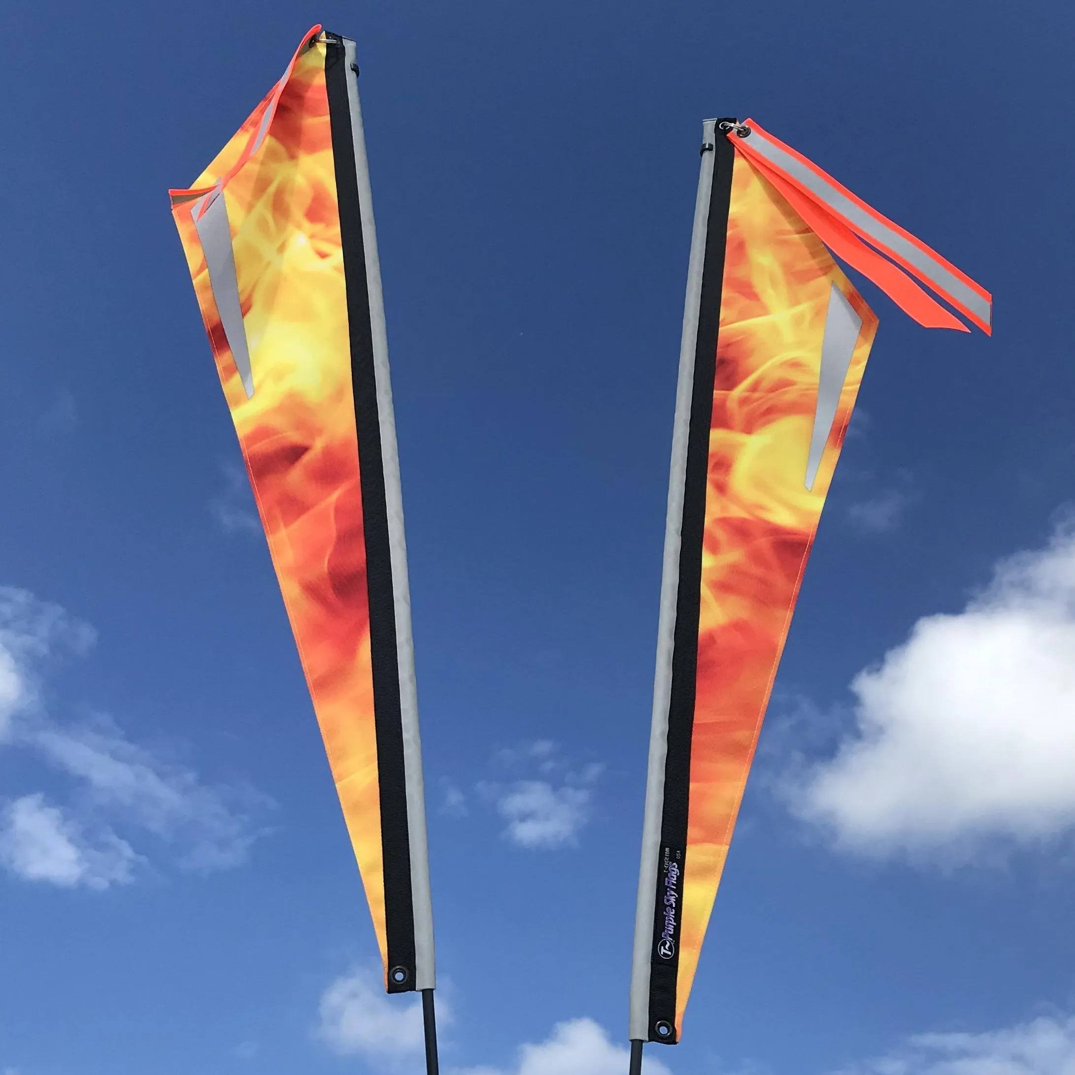 Purple Sky Flags