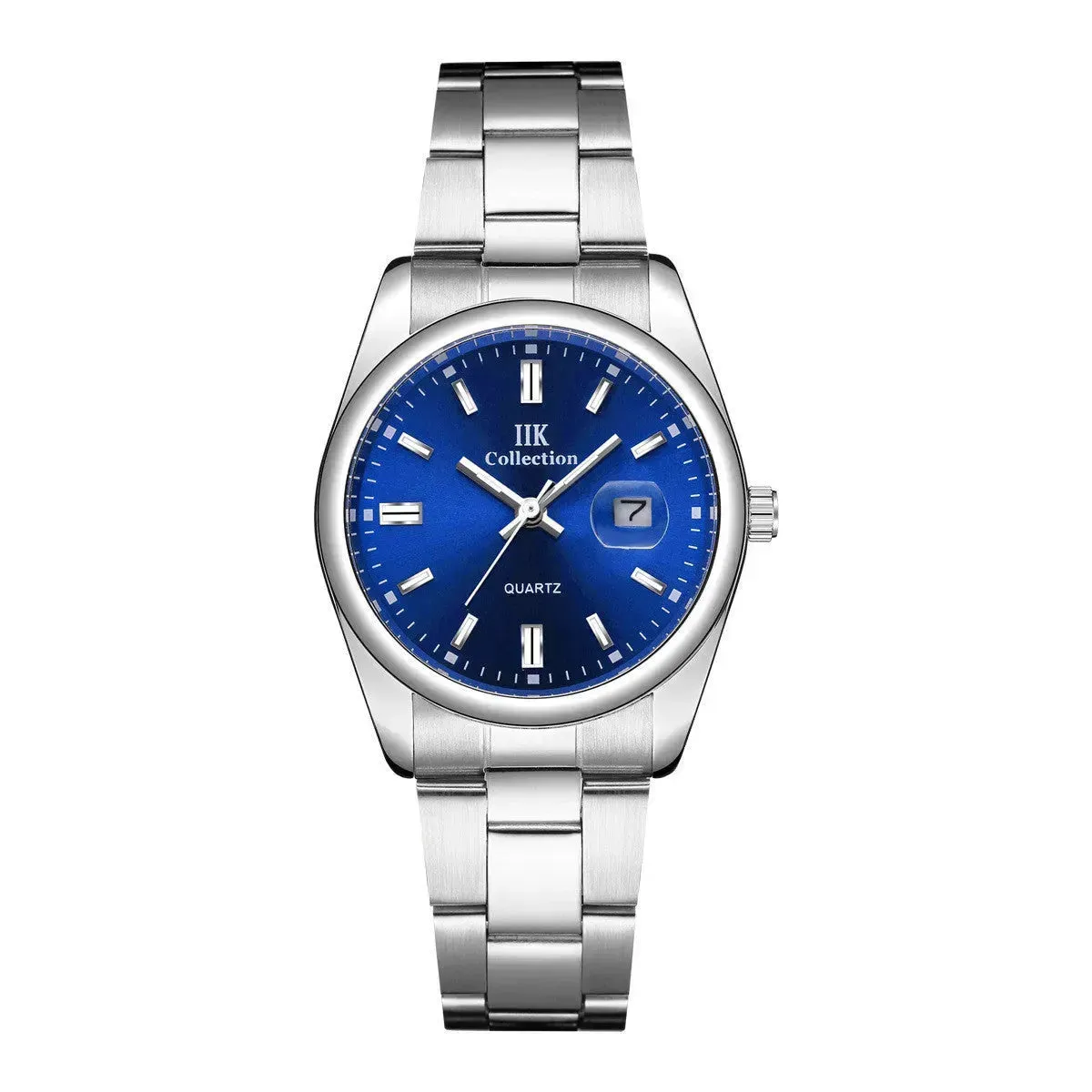 Quartz Calendar Waterproof Steel Strap Women's Watch