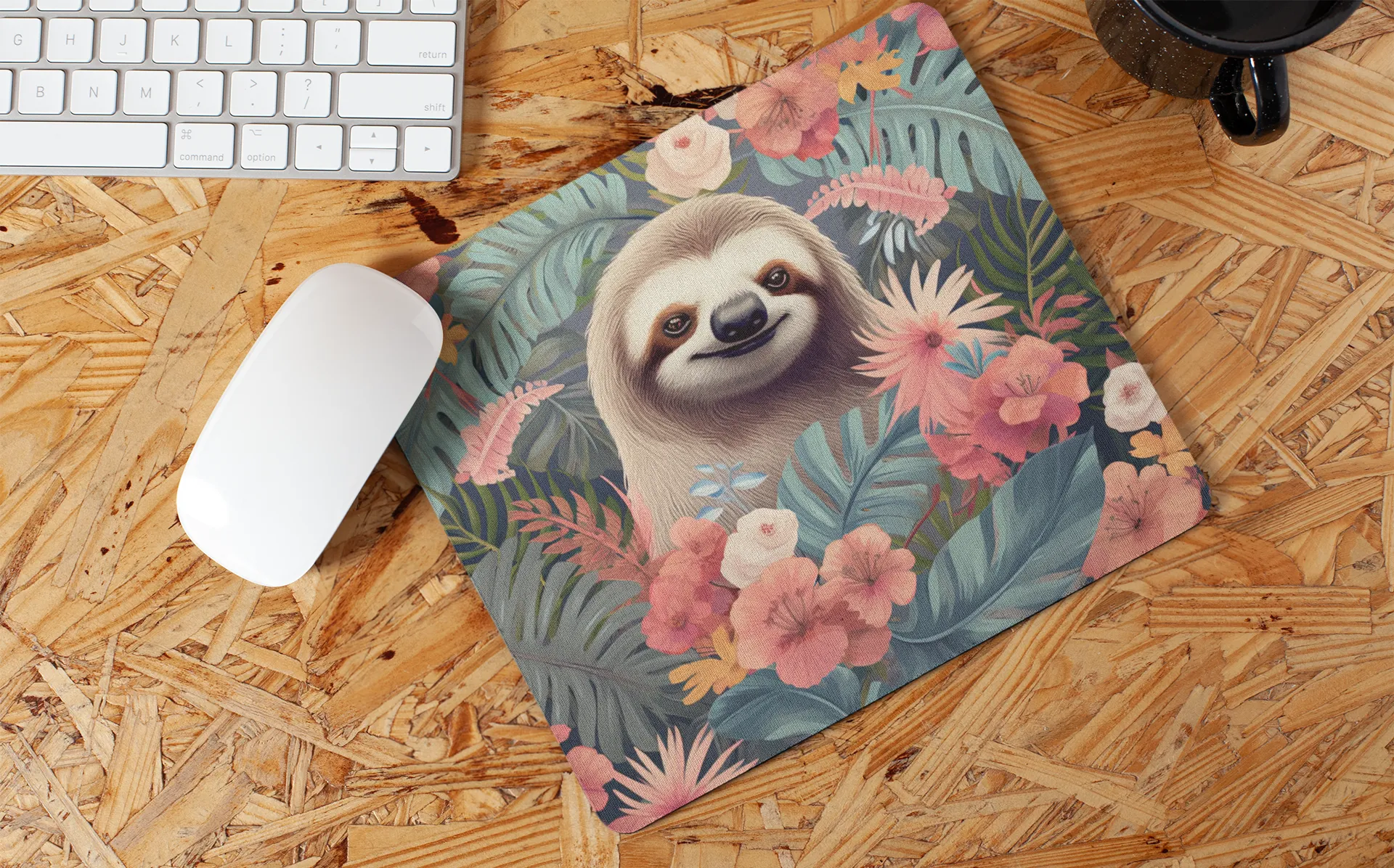 "Sloth Art" Mouse Pad