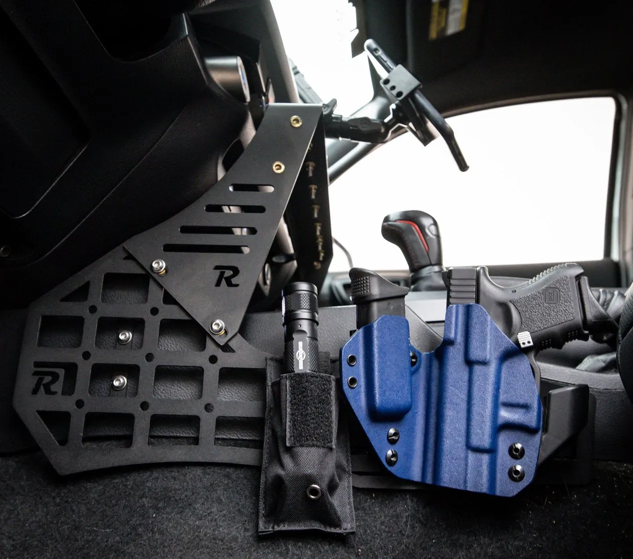 Rago Fabrication - Center Console Modular Storage Panel - 2016  Tacoma