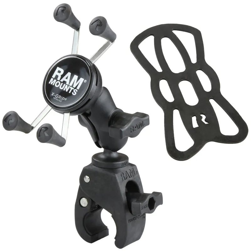 RAM® X-Grip® Phone Mount with RAM® Tough-Claw™ Small Clamp Base - Short