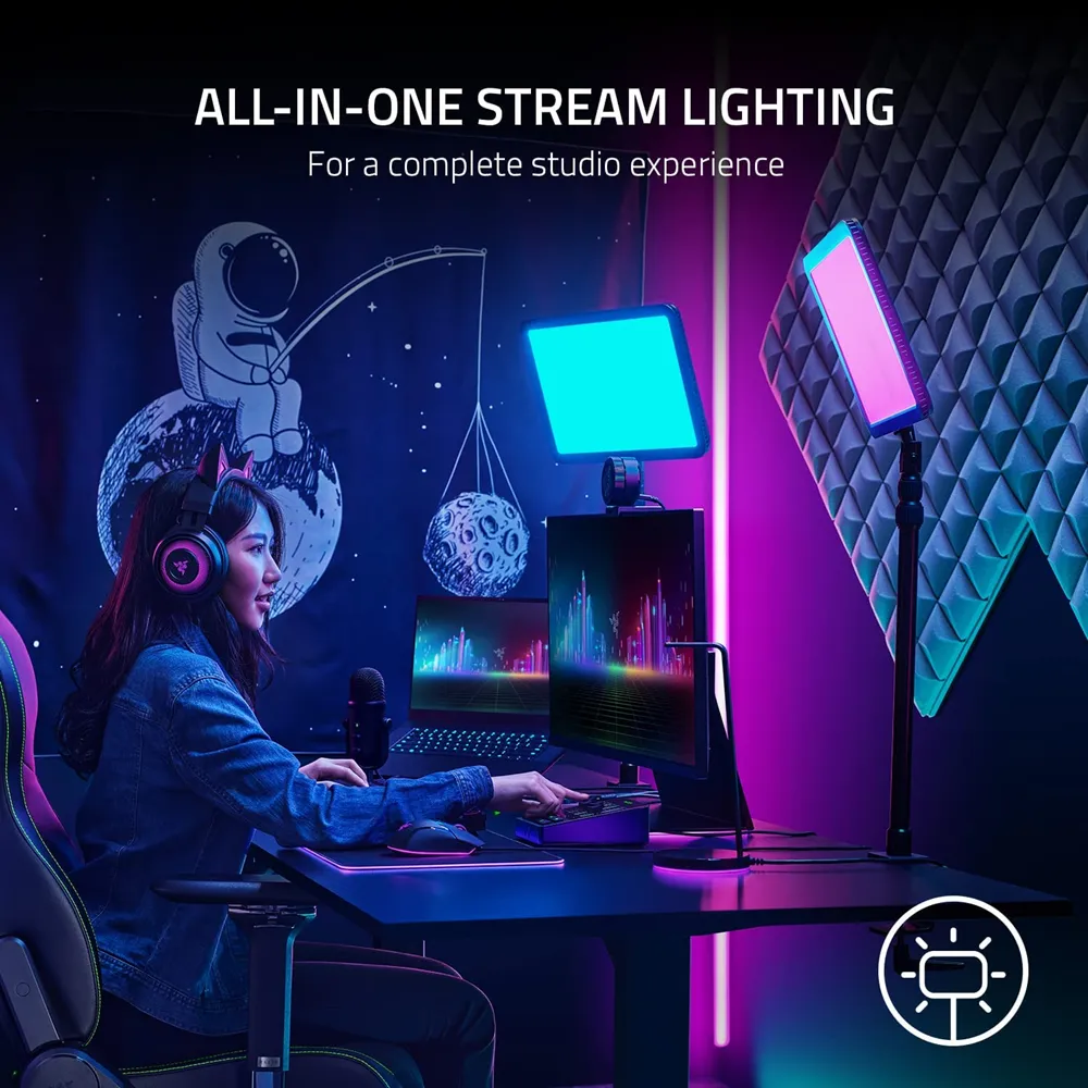 Razer Key Light Chroma ‚Äì All-In-One Lighting Kit For Streaming