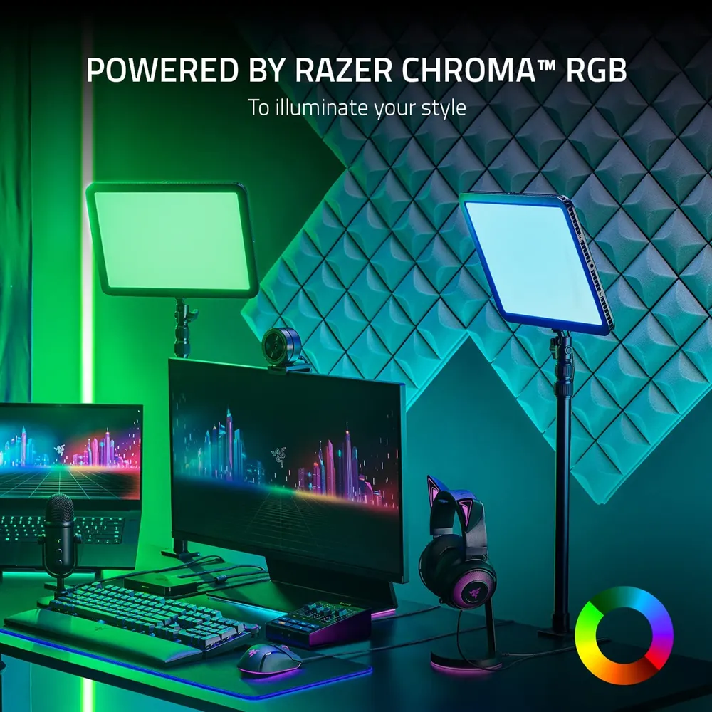 Razer Key Light Chroma ‚Äì All-In-One Lighting Kit For Streaming