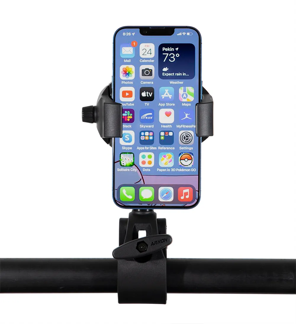 RoadVise® Ultra Holder with Multi-Angle Arm and Clamp Mount