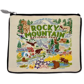 Rocky Mountain National Park Zip Pouch - Natural