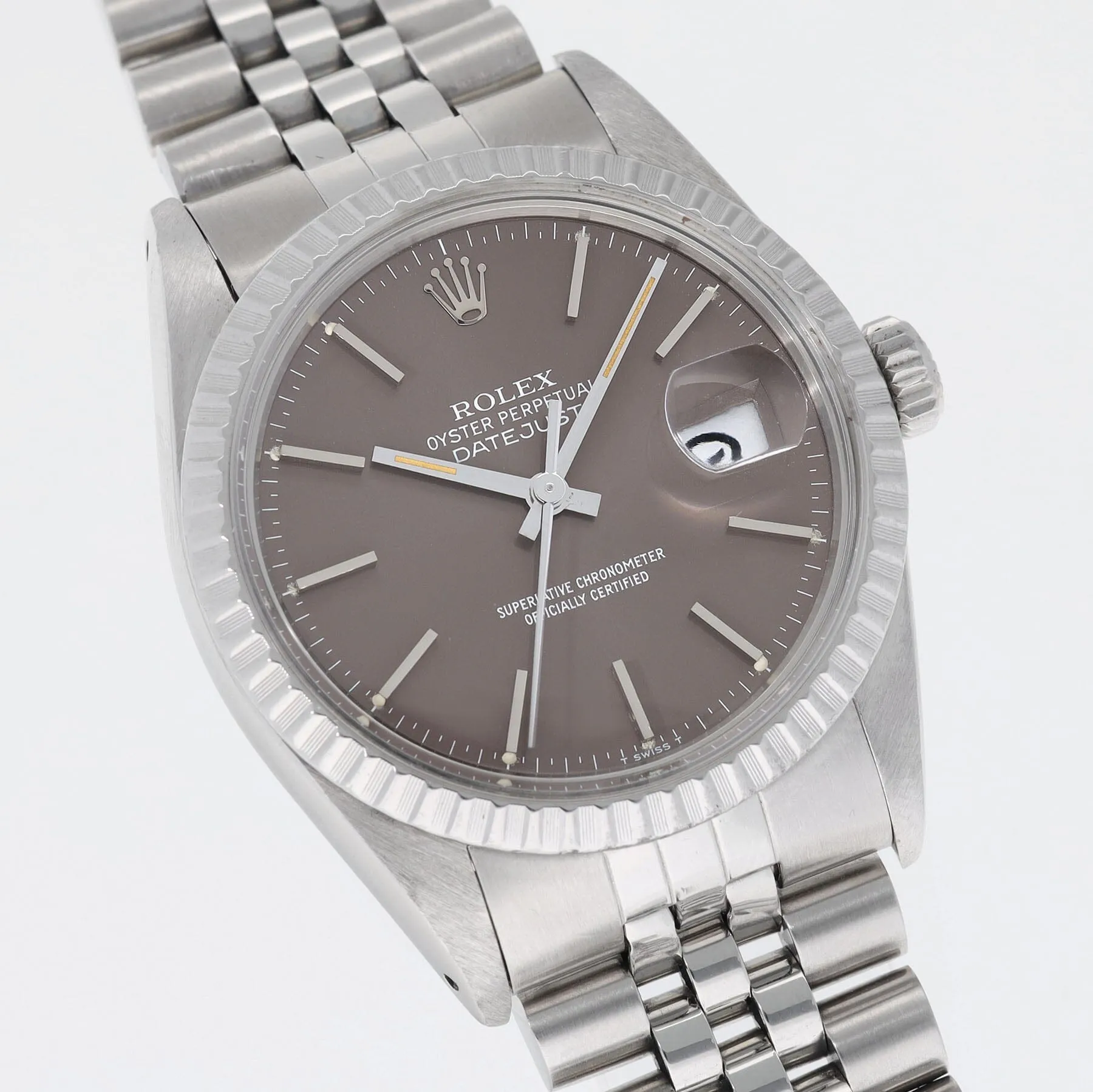 Rolex Datejust 16030 Aubergine Dial