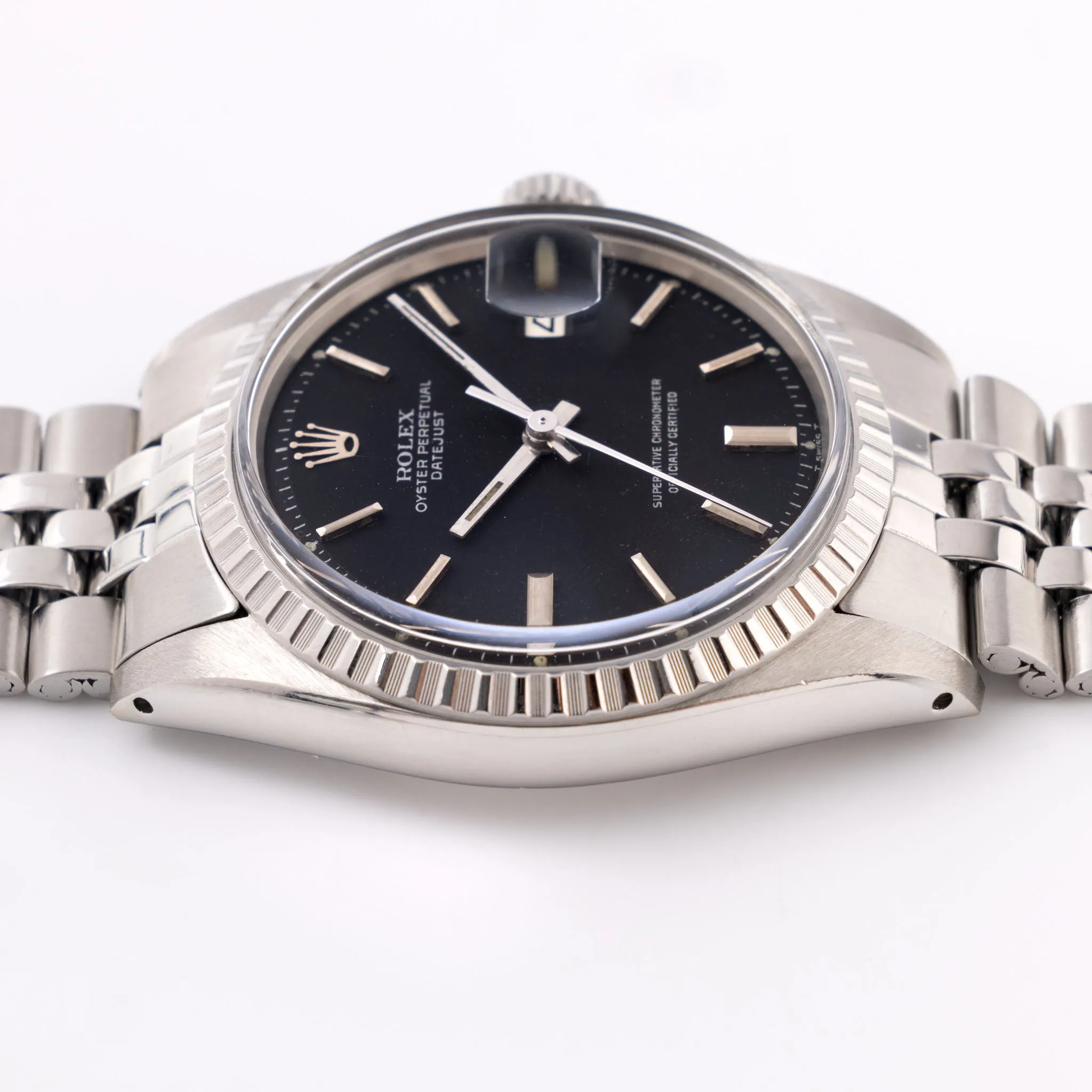 Rolex Datejust Matte Black Dial Ref. 1603