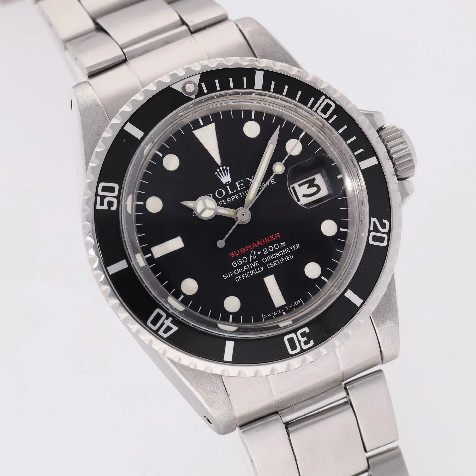 Rolex Submariner Date 1680 ‘Red Sub’ Mk4 Dial