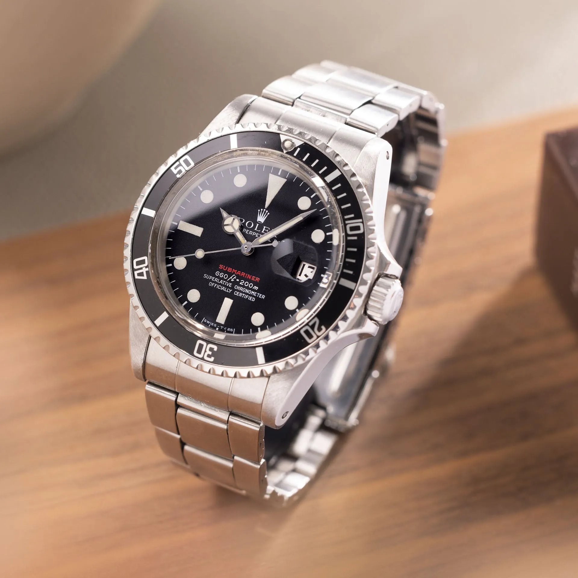 Rolex Submariner Date 1680 ‘Red Sub’ Mk4 Dial