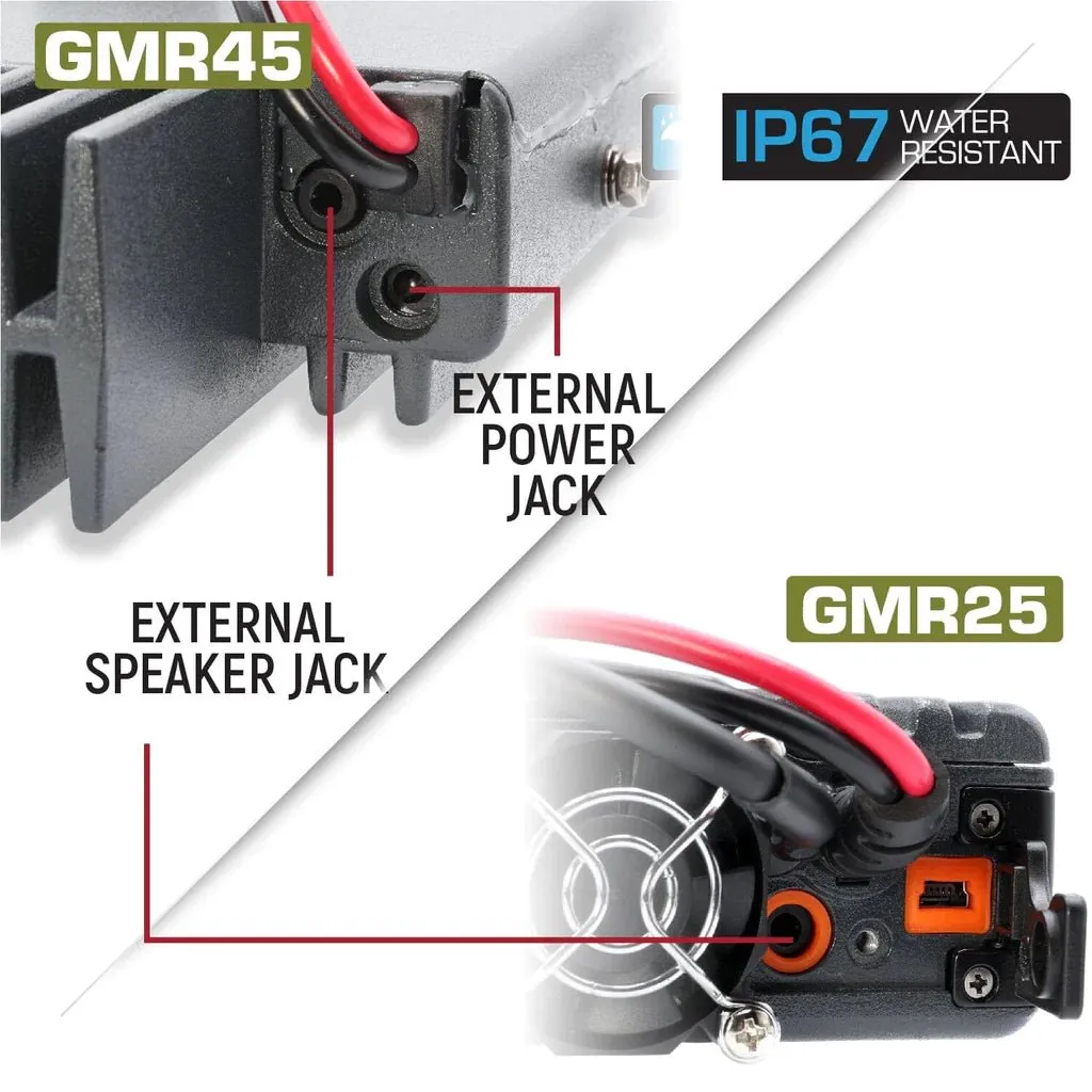 Rugged Radio Two-Way GMRS Mobile Radio Kit for Tundra (2007-2021)