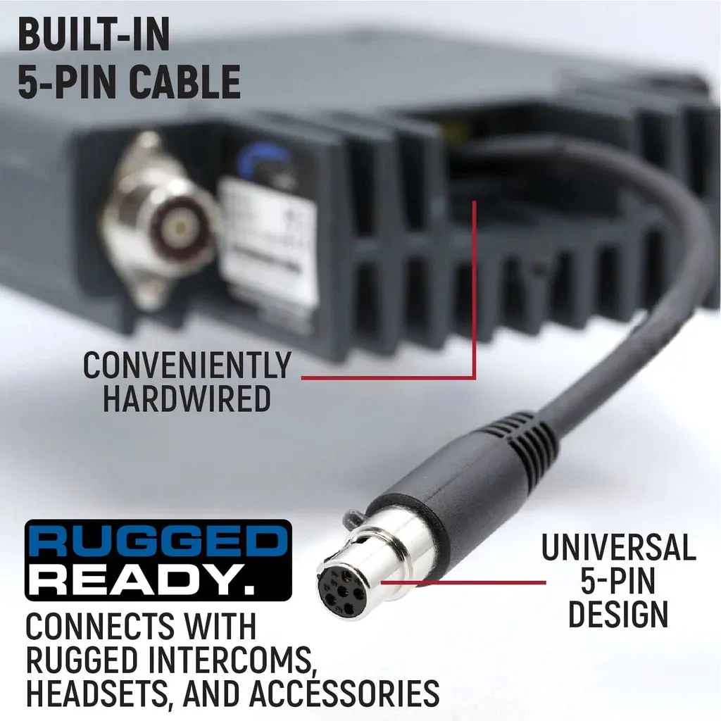 Rugged Radio Two-Way GMRS Mobile Radio Kit for Tundra (2007-2021)