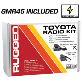 Rugged Radios - TK3 Toyota Radio Kit - with GMR45 Power House Mobile Radio for Tacoma, 4Runner, Tundra, Lexus