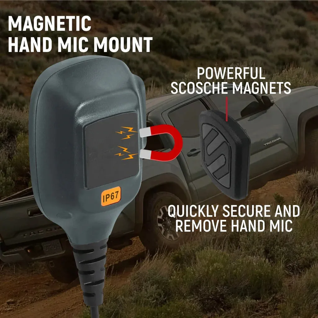 Rugged Two-Way GMRS Mobile Radio Kit For 4Runner